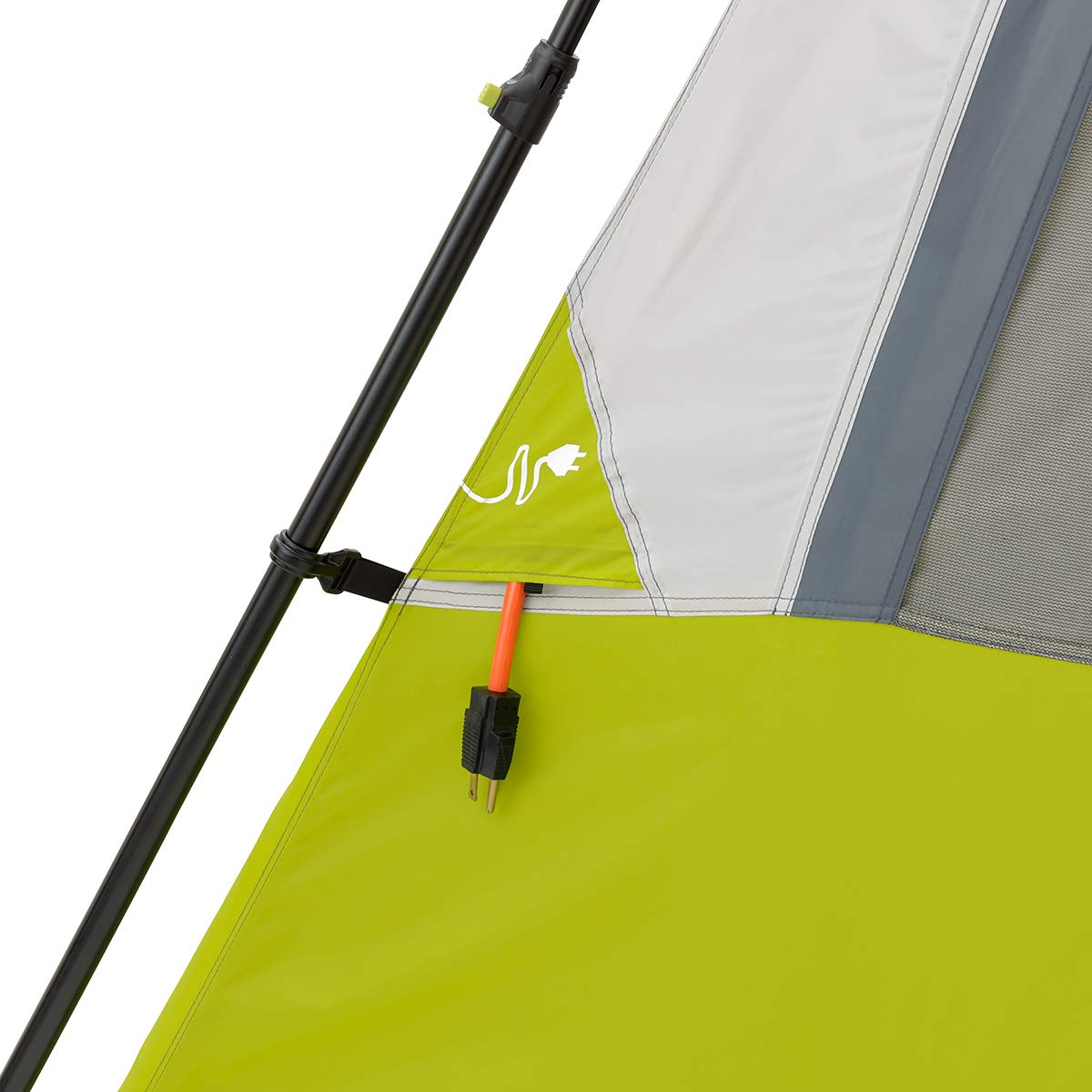 CORE 12-Person Instant Cabin Tent with 3 Rooms & Storage Pockets